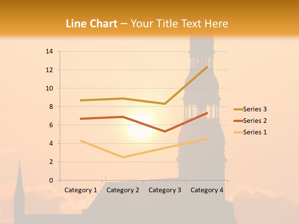 Facade River Cityscape PowerPoint Template