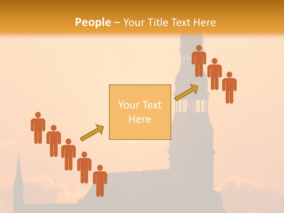 Facade River Cityscape PowerPoint Template