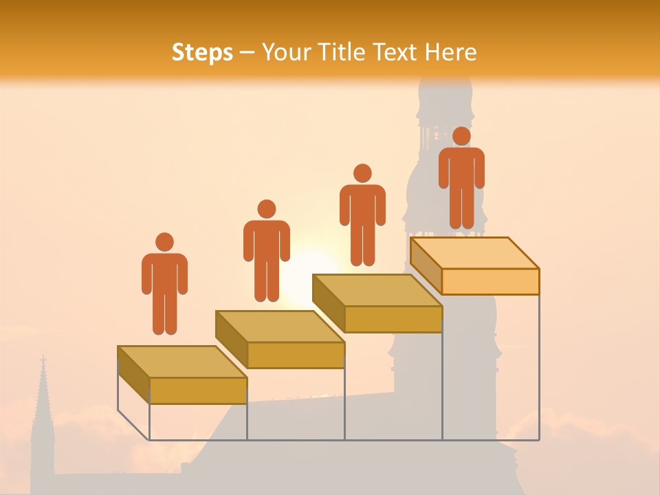 Facade River Cityscape PowerPoint Template