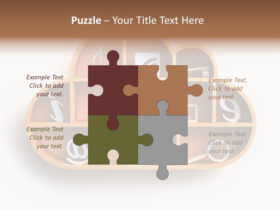 Cursor Like Connection PowerPoint Template