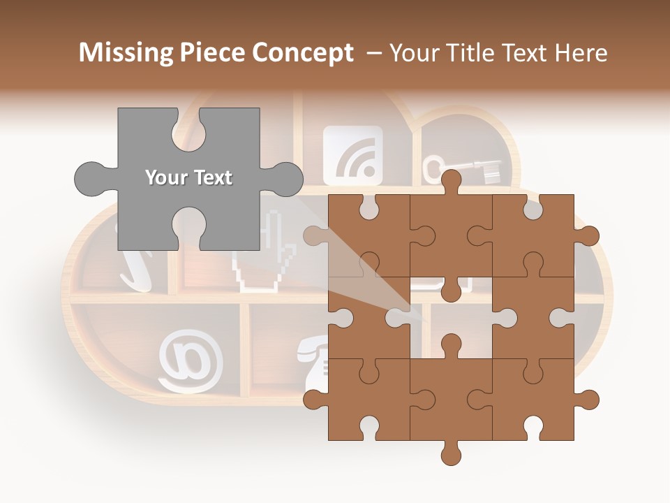 Cursor Like Connection PowerPoint Template