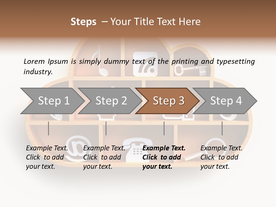 Cursor Like Connection PowerPoint Template
