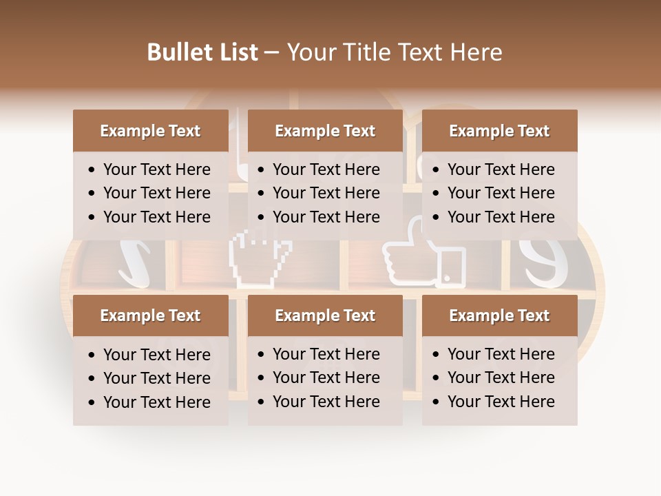 Cursor Like Connection PowerPoint Template