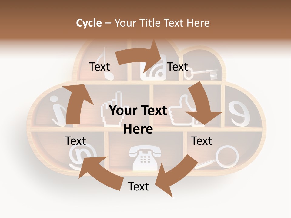 Cursor Like Connection PowerPoint Template