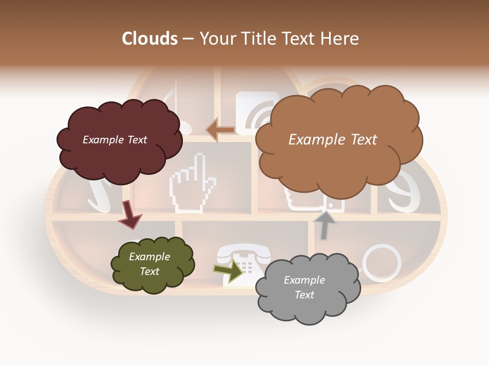 Cursor Like Connection PowerPoint Template