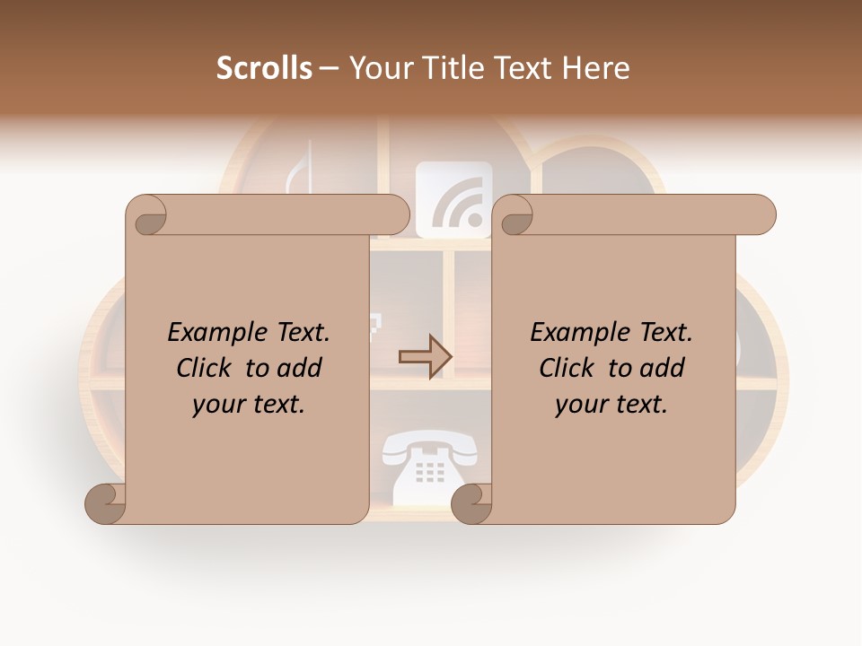 Cursor Like Connection PowerPoint Template