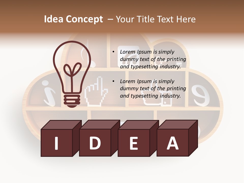 Cursor Like Connection PowerPoint Template
