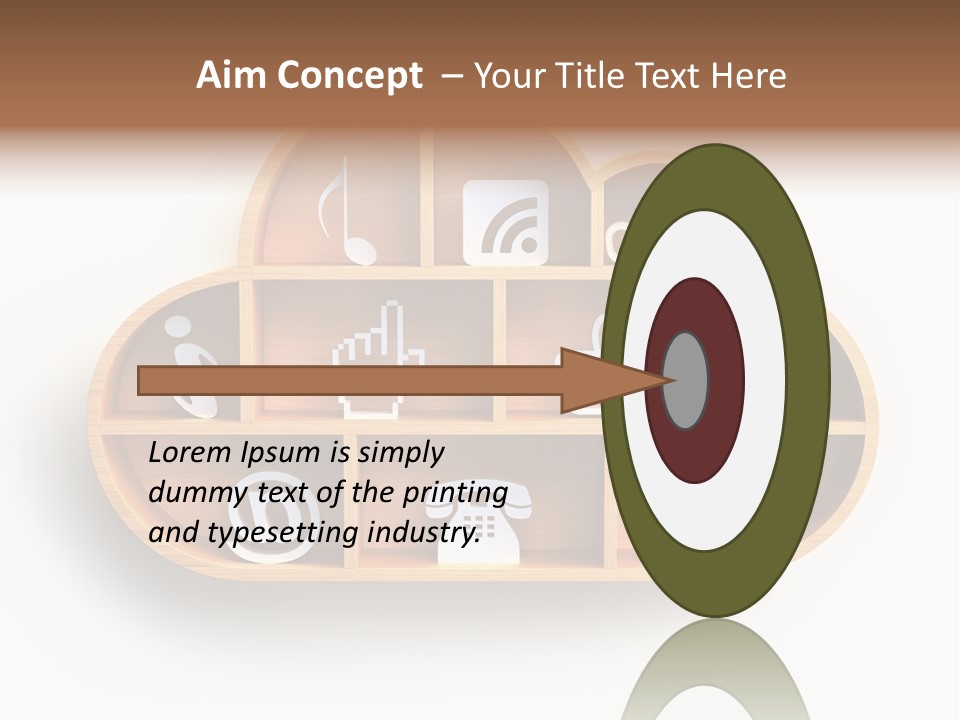 Cursor Like Connection PowerPoint Template