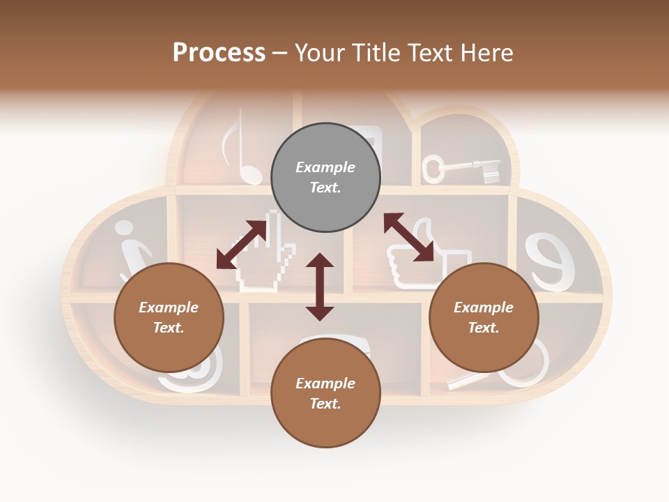 Cursor Like Connection PowerPoint Template