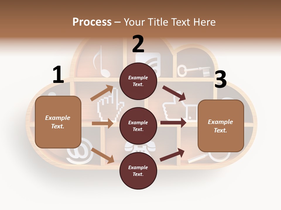Cursor Like Connection PowerPoint Template