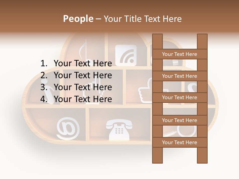 Cursor Like Connection PowerPoint Template
