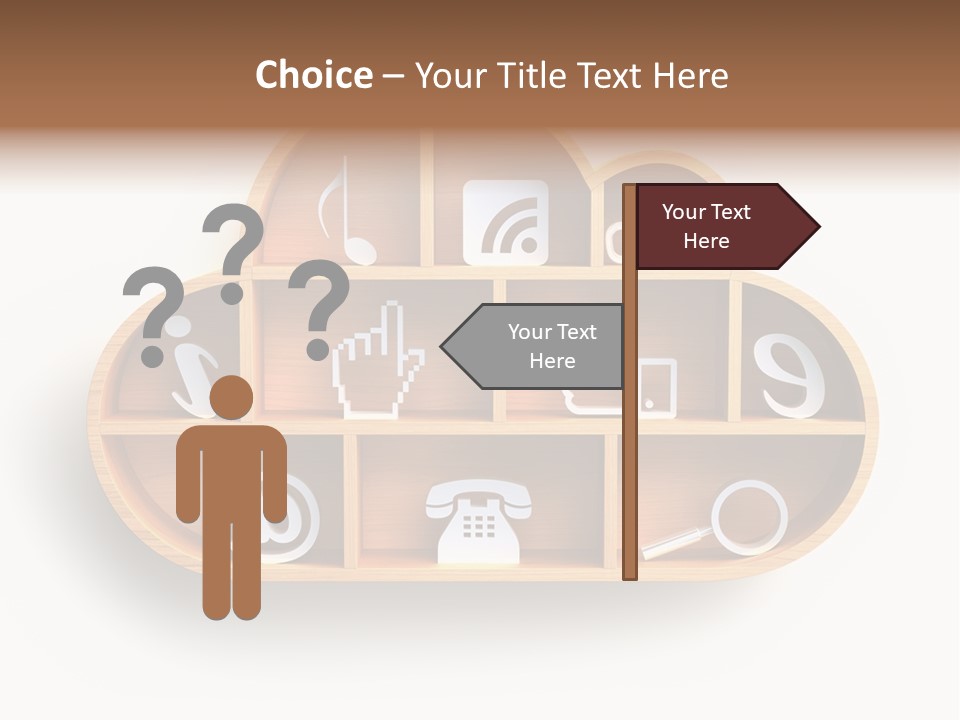Cursor Like Connection PowerPoint Template
