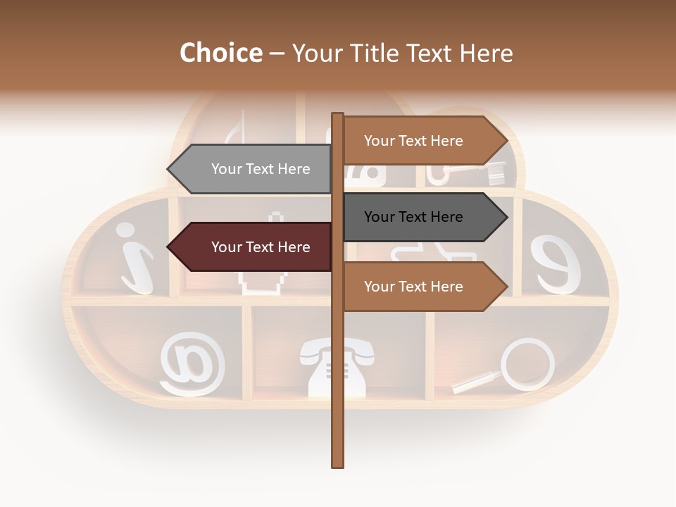Cursor Like Connection PowerPoint Template