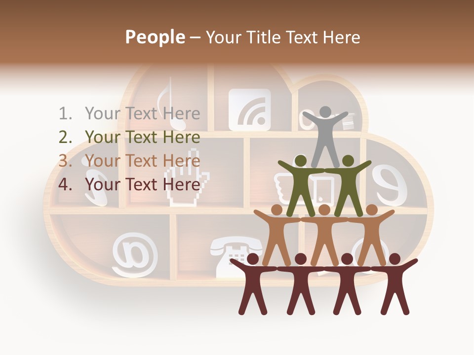 Cursor Like Connection PowerPoint Template