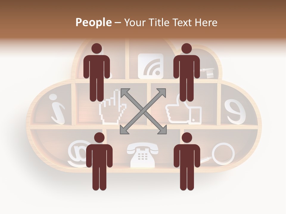 Cursor Like Connection PowerPoint Template