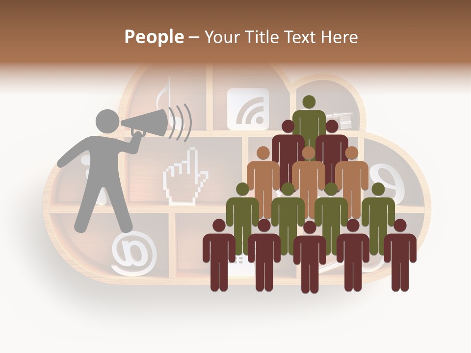 Cursor Like Connection PowerPoint Template