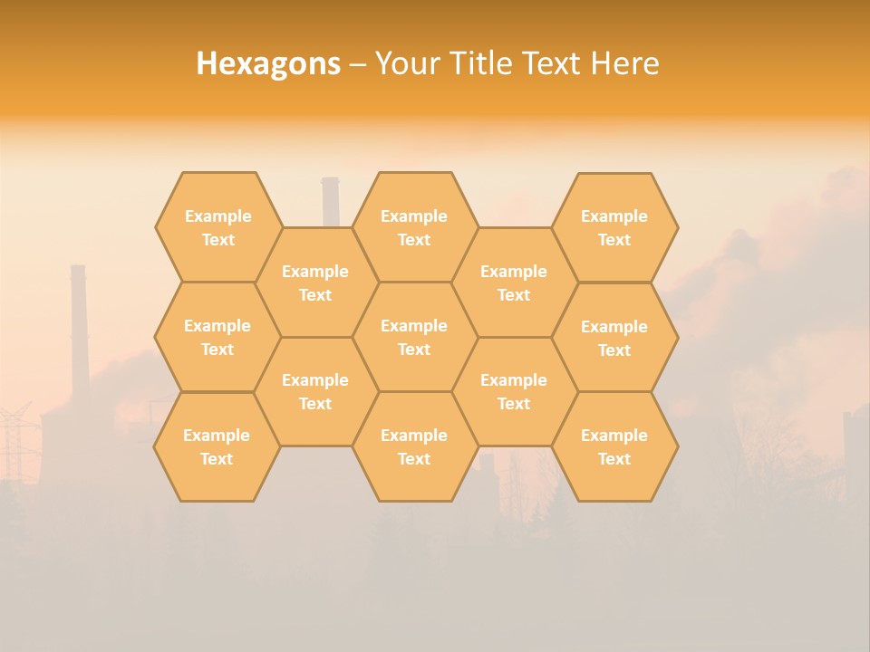 Turbine Heat Coal PowerPoint Template