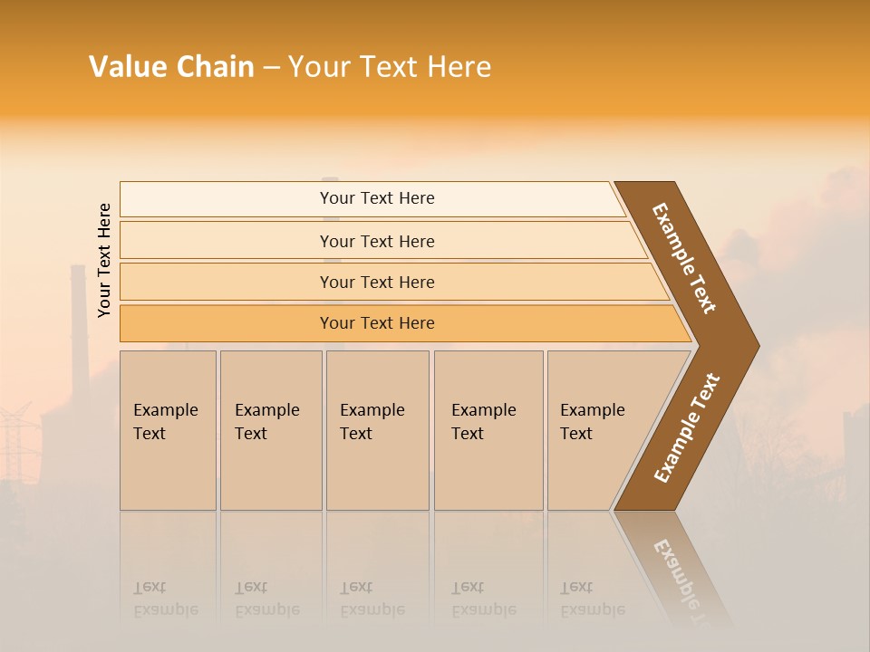 Turbine Heat Coal PowerPoint Template
