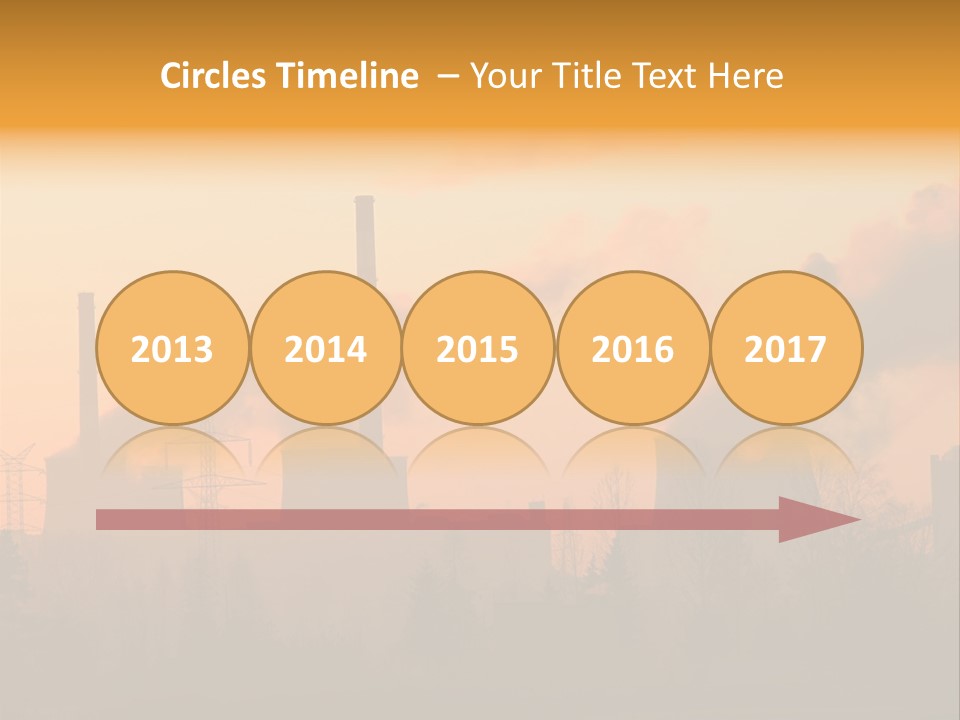 Turbine Heat Coal PowerPoint Template