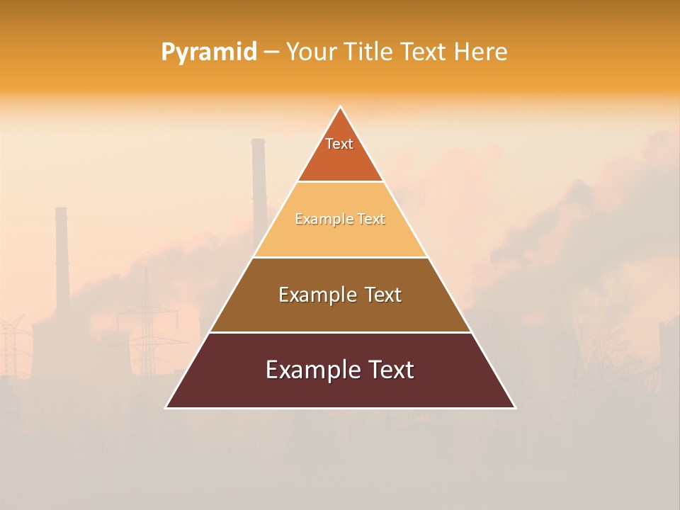 Turbine Heat Coal PowerPoint Template