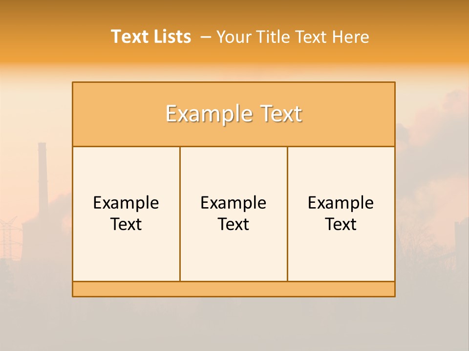 Turbine Heat Coal PowerPoint Template
