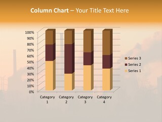 Turbine Heat Coal PowerPoint Template