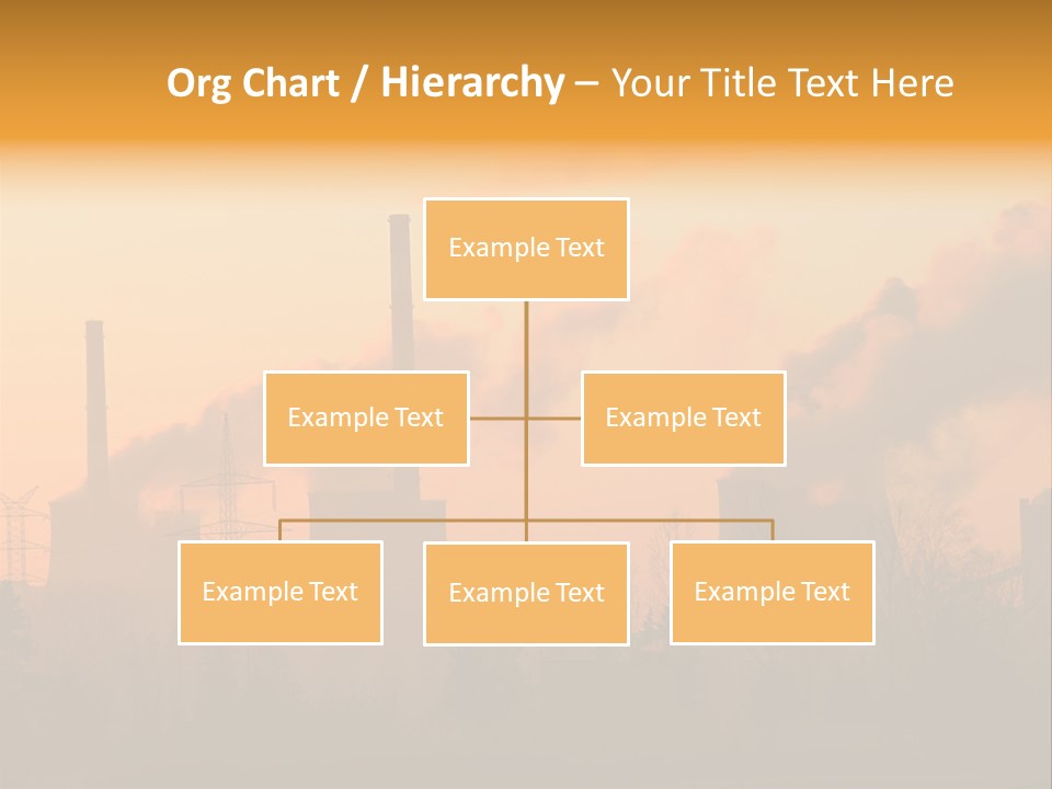 Turbine Heat Coal PowerPoint Template