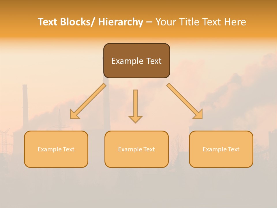 Turbine Heat Coal PowerPoint Template