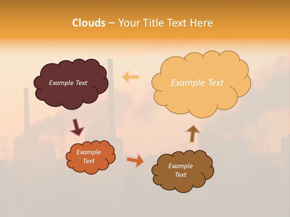 Turbine Heat Coal PowerPoint Template