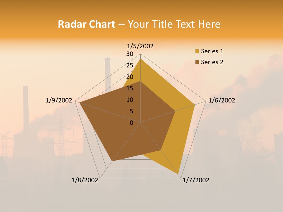 Turbine Heat Coal PowerPoint Template