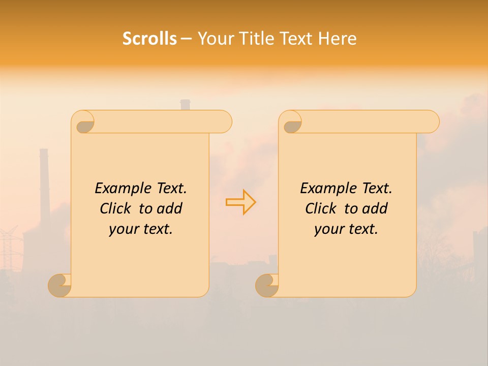 Turbine Heat Coal PowerPoint Template