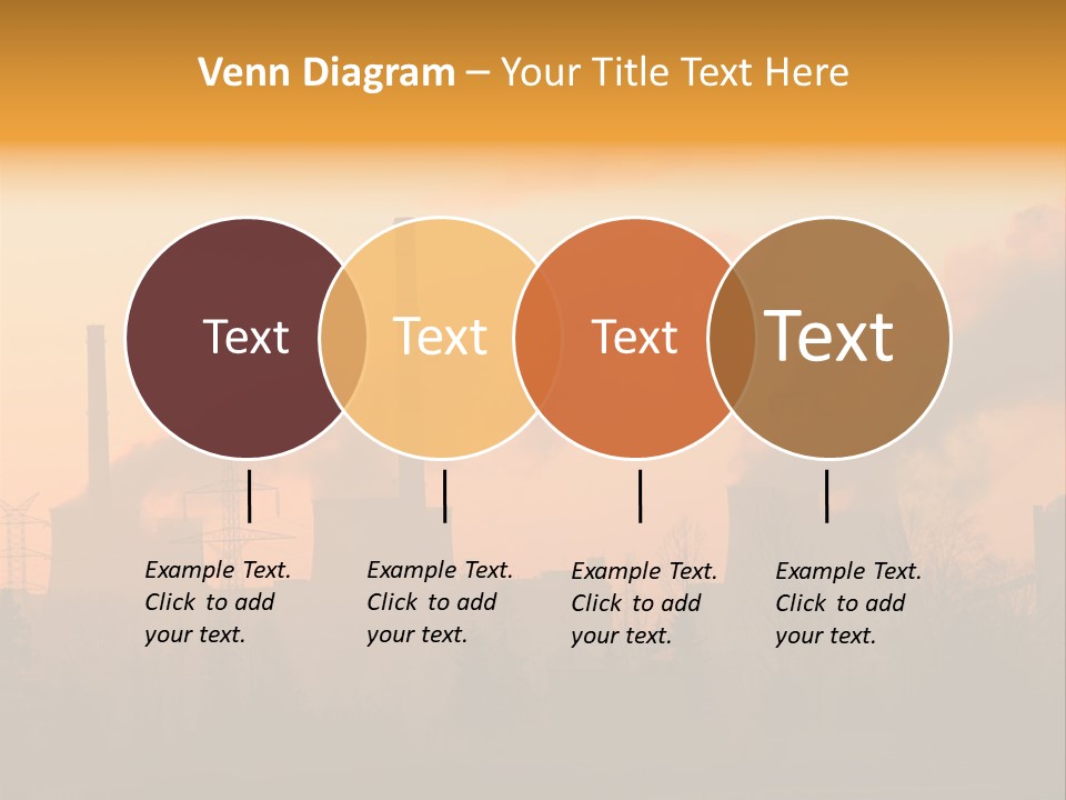 Turbine Heat Coal PowerPoint Template