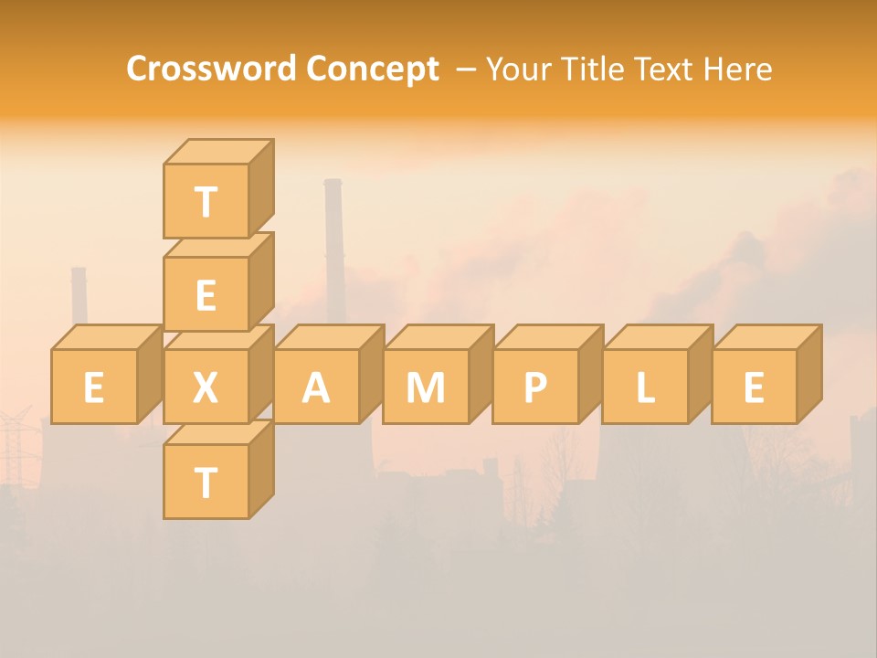 Turbine Heat Coal PowerPoint Template