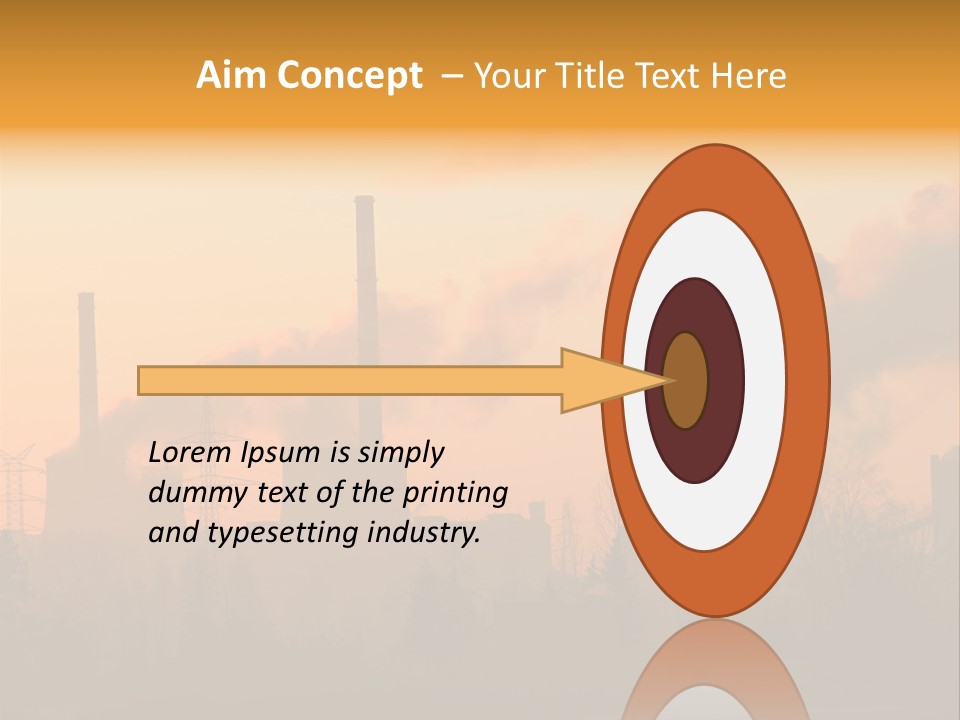 Turbine Heat Coal PowerPoint Template