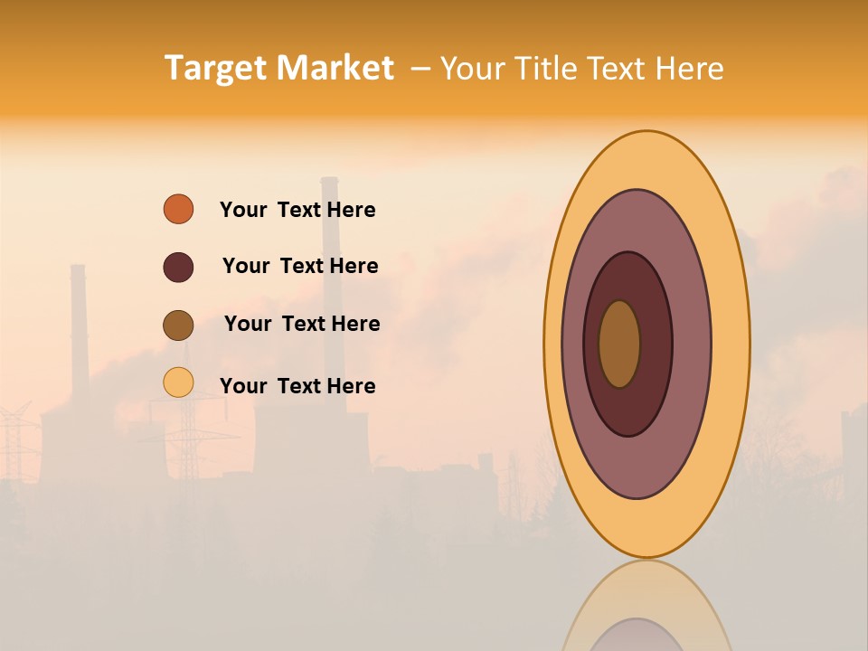 Turbine Heat Coal PowerPoint Template