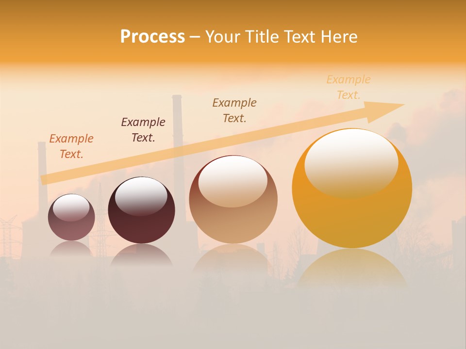 Turbine Heat Coal PowerPoint Template