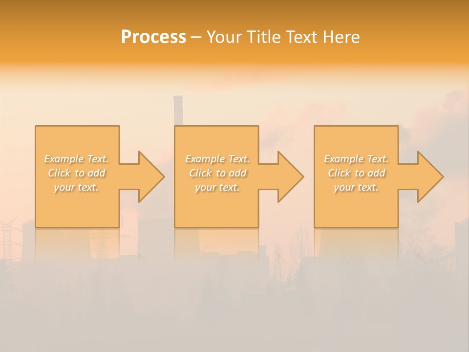 Turbine Heat Coal PowerPoint Template