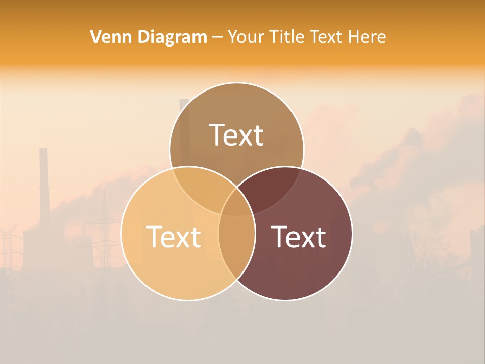 Turbine Heat Coal PowerPoint Template