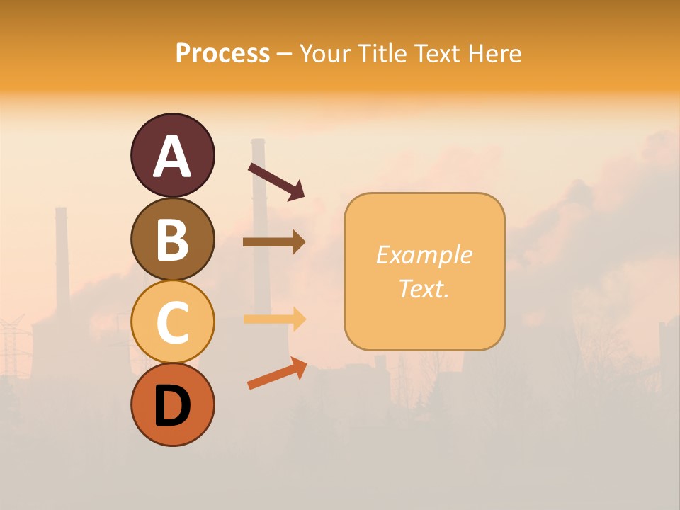Turbine Heat Coal PowerPoint Template