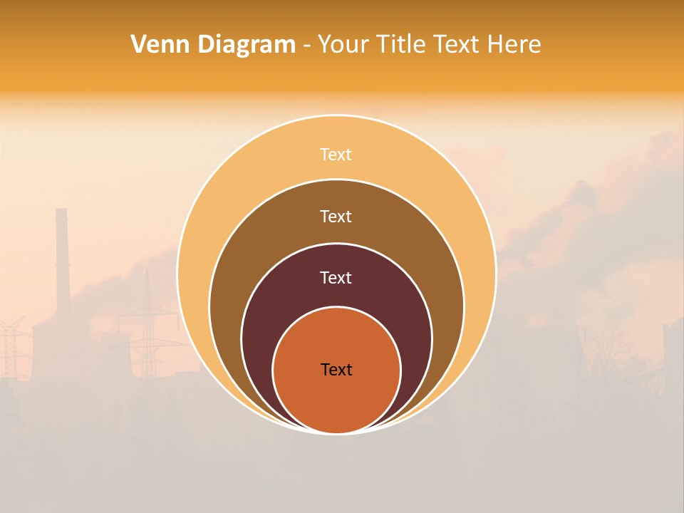 Turbine Heat Coal PowerPoint Template
