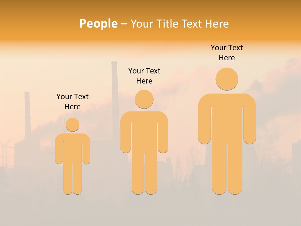 Turbine Heat Coal PowerPoint Template