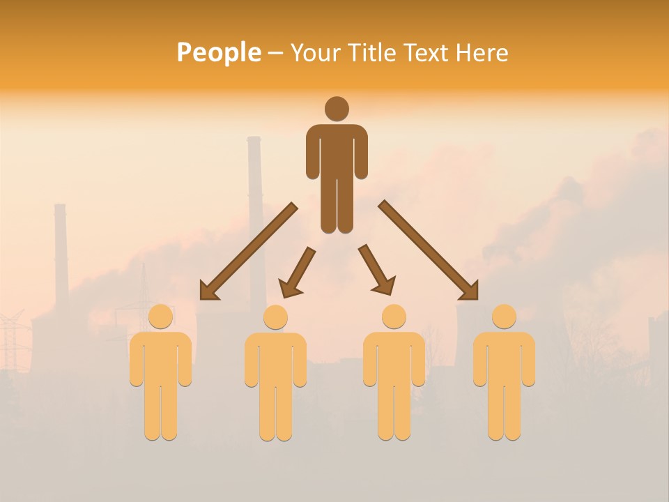 Turbine Heat Coal PowerPoint Template