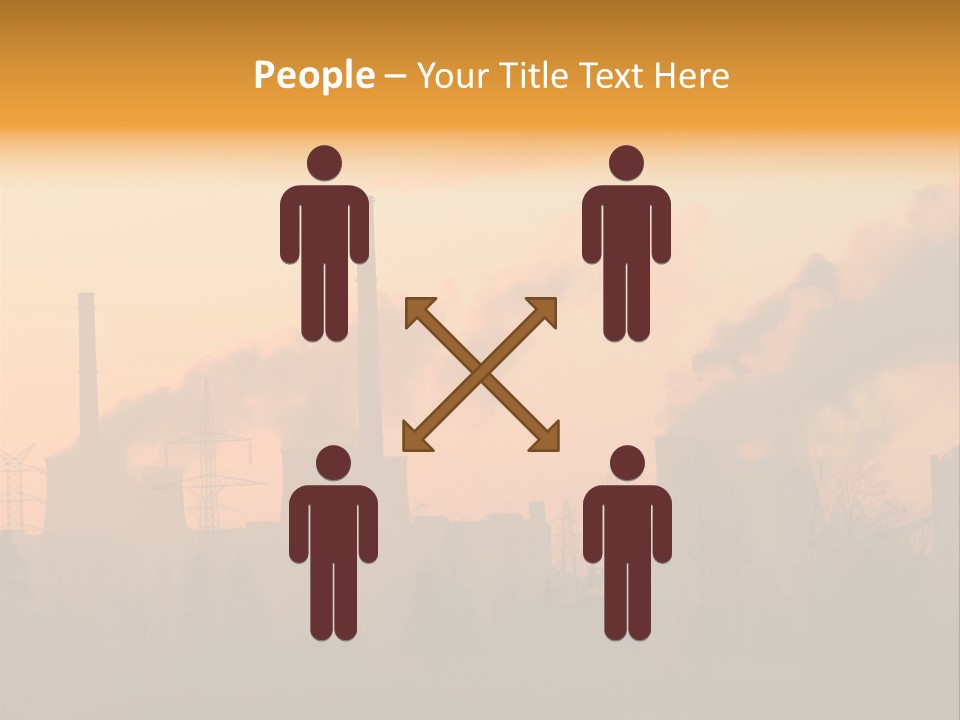 Turbine Heat Coal PowerPoint Template