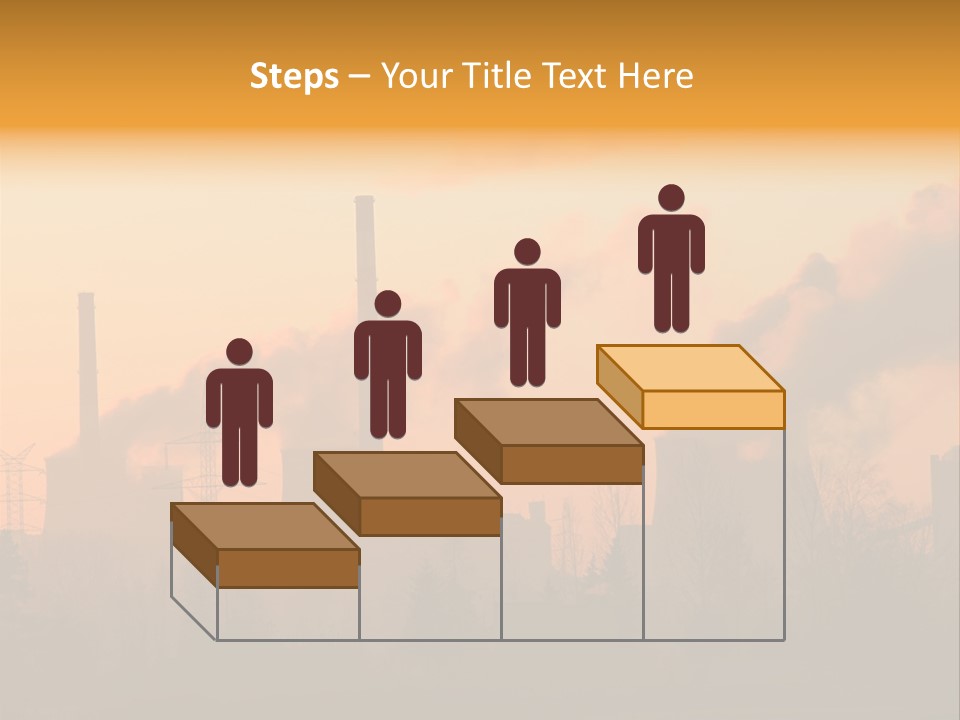 Turbine Heat Coal PowerPoint Template
