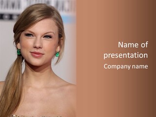 Arrivals Award Actress PowerPoint Template