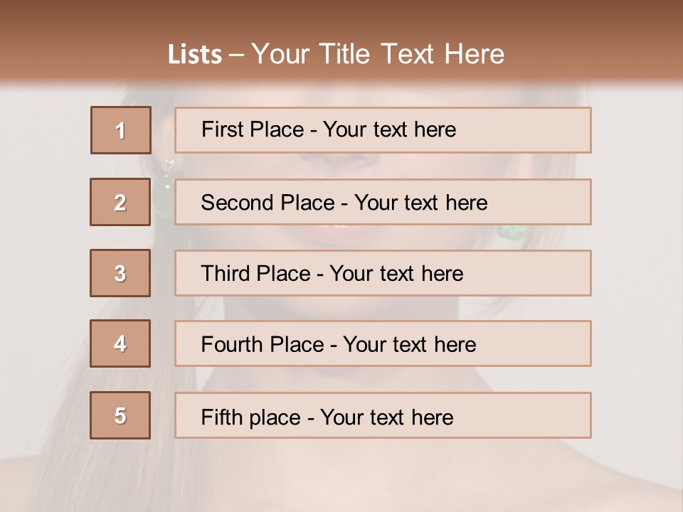 Arrivals Award Actress PowerPoint Template