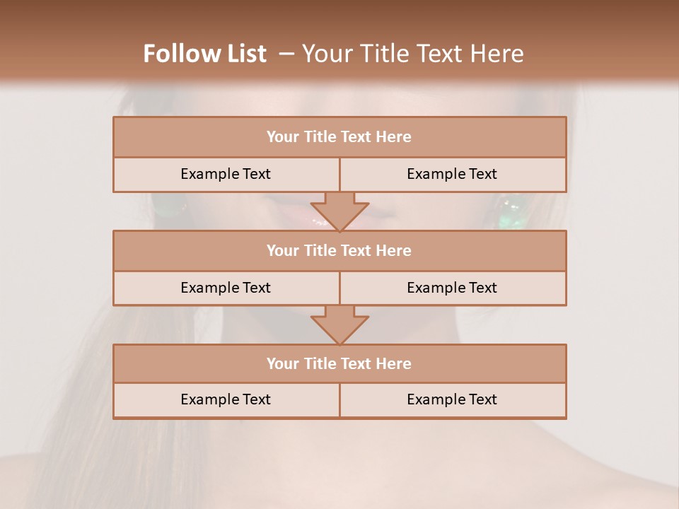 Arrivals Award Actress PowerPoint Template