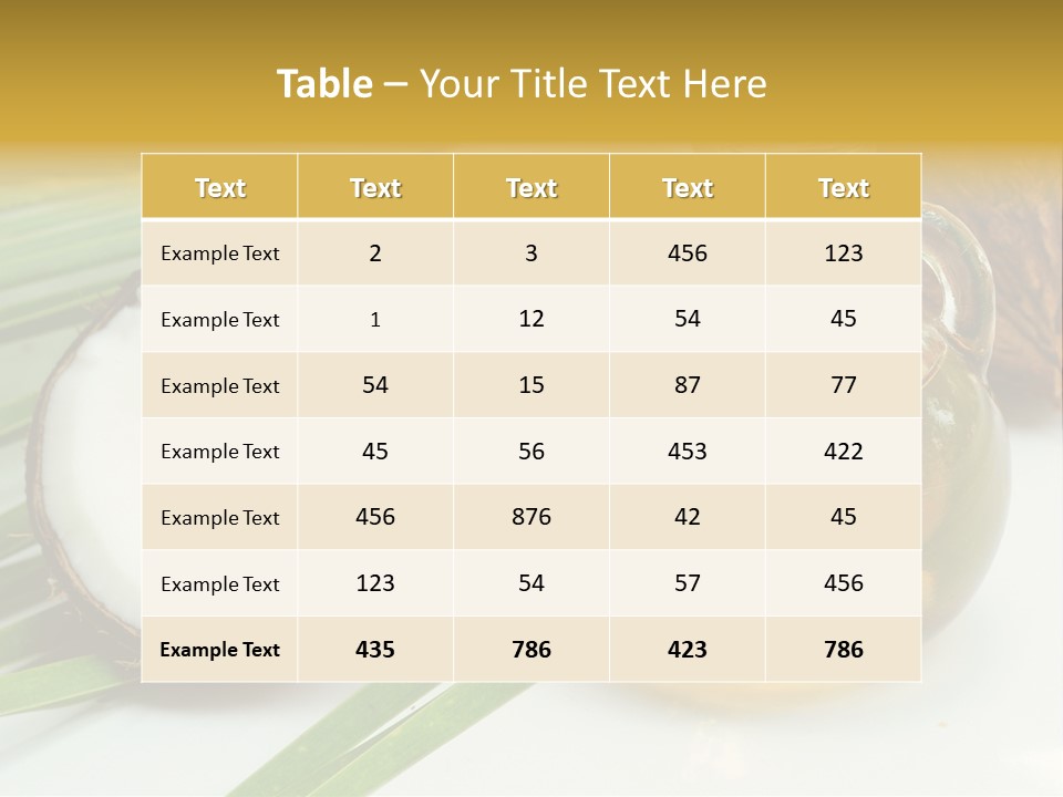 Asia Plant Dayspa PowerPoint Template