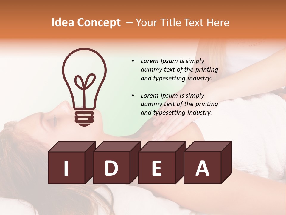 Anahata Light Sleeping PowerPoint Template