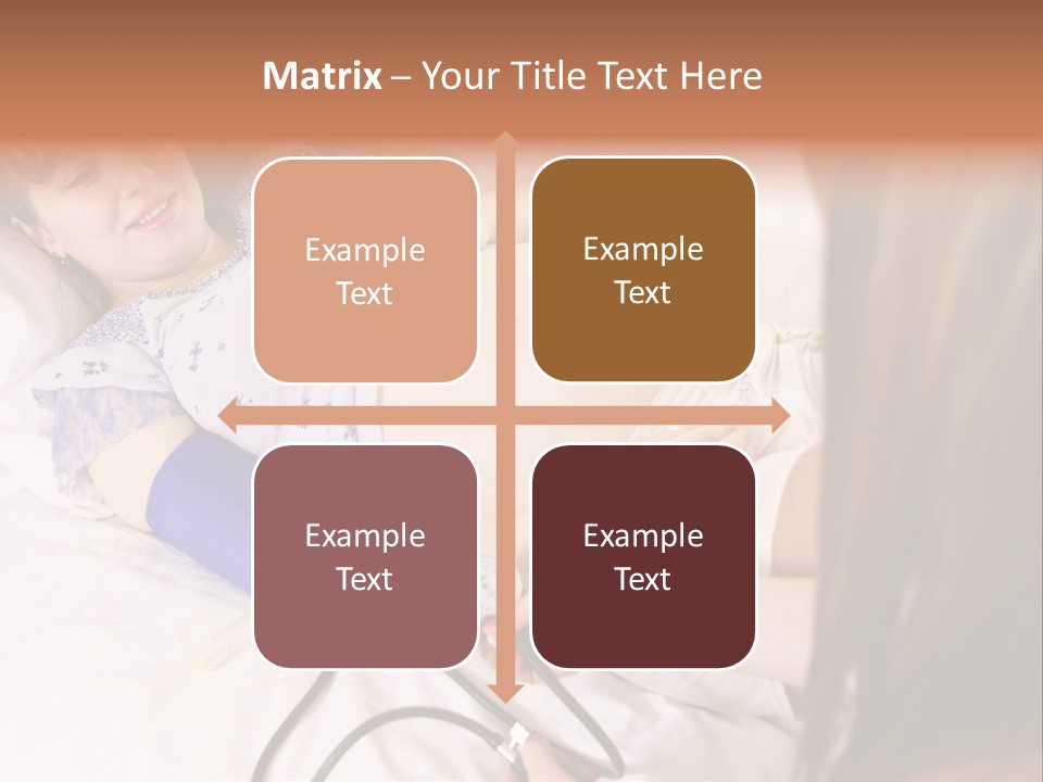 White Family Pregnancy PowerPoint Template